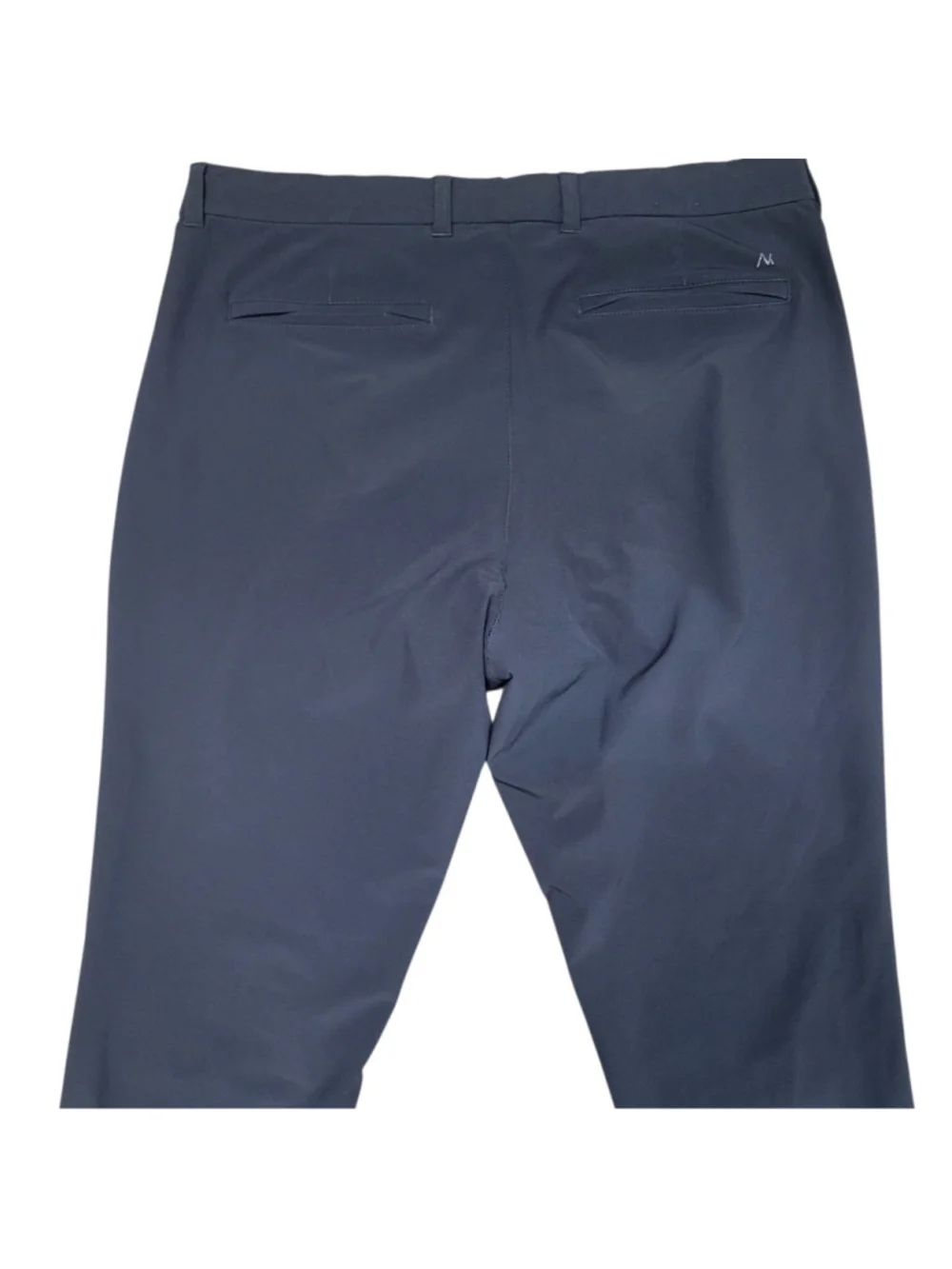 Mizzen Main Men's Black Polyester Spandex Blend Flat Front Golf Pants Size 35/32